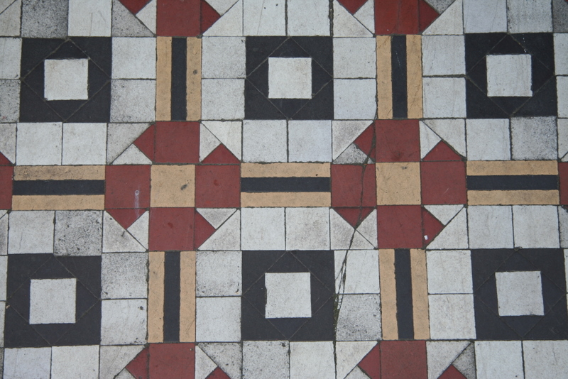 mosaic tiled floor