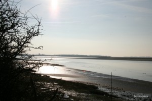  The Lune estuary, with Glasson in the distance