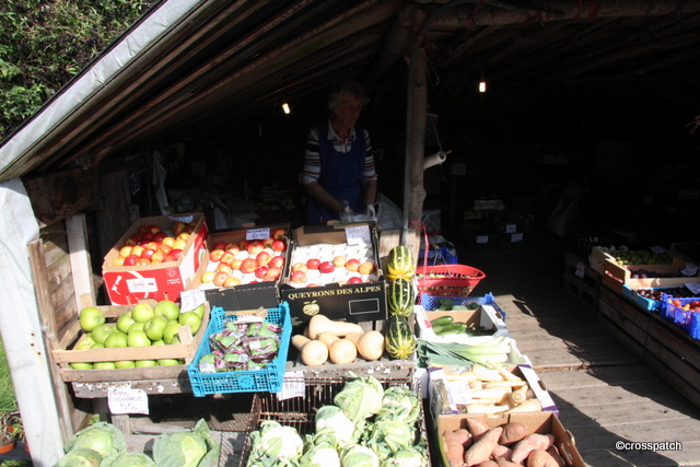 local fruit  and veg stall